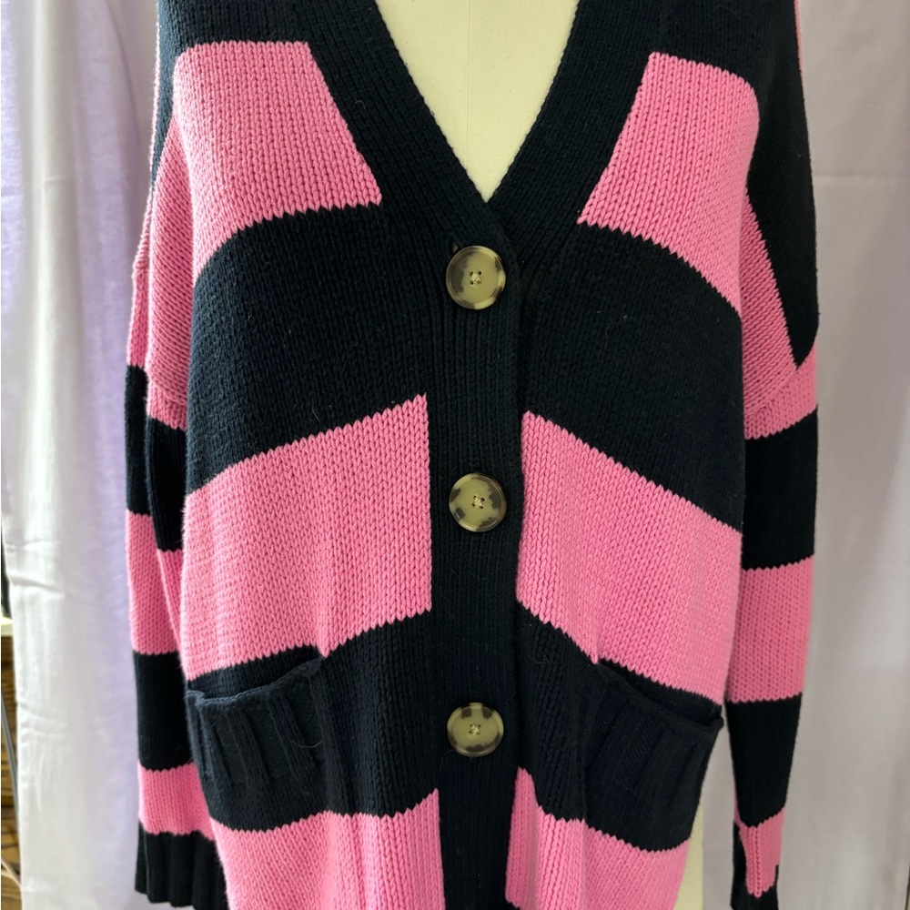 LOFT Boyfriend Oversize Cardigan Sweater Size large
